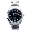Rolex Explorer I black dial stainless steel luxury watch for Timepiece VIP competition